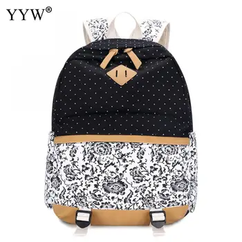 Korean 11 Style Canvas Laptop Backpack Female Patchwork School Backpacks For Student Floral Striped High Quality Lady'S Bags
Korean 11 Style Canvas Laptop Backpack Female Patchwork School Backpacks For Student Floral Striped High Quality Lady'S Bags