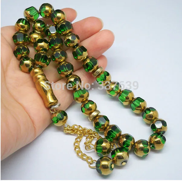 Green color crystal islami prayer beads Rosary Muslim car home office decoration Decor tasbih Allah gift masbaha misbaha sibha
Green color crystal islami prayer beads Rosary Muslim car home office decoration Decor tasbih Allah gift masbaha misbaha sibha
