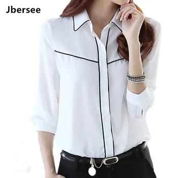 Jbersee Chiffon Blouse 2018 Spring Autumn Women Shirt Fashion Casual Long-sleeved Chiffon Shirt Slim Plus Size 3XL Blusas mujer
Jbersee Chiffon Blouse 2018 Spring Autumn Women Shirt Fashion Casual Long-sleeved Chiffon Shirt Slim Plus Size 3XL Blusas mujer