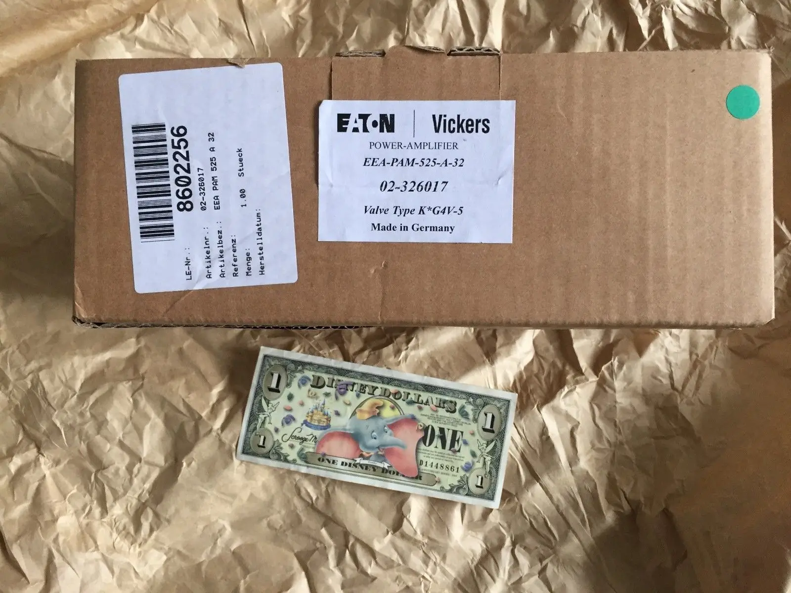 EEA-PAM-525-A-32 NEW vickers 02-326017 vickers