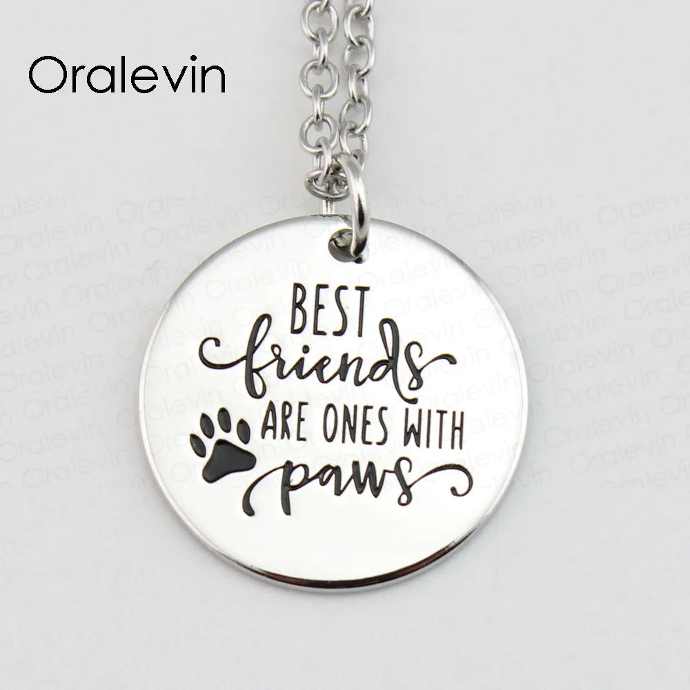 BEST FRIENDS ARE ONES WITH PAWS Pendant Charms Necklace Gift Jewelry 10Pcs/Lot #LN463
BEST FRIENDS ARE ONES WITH PAWS Pendant Charms Necklace Gift Jewelry 10Pcs/Lot #LN463