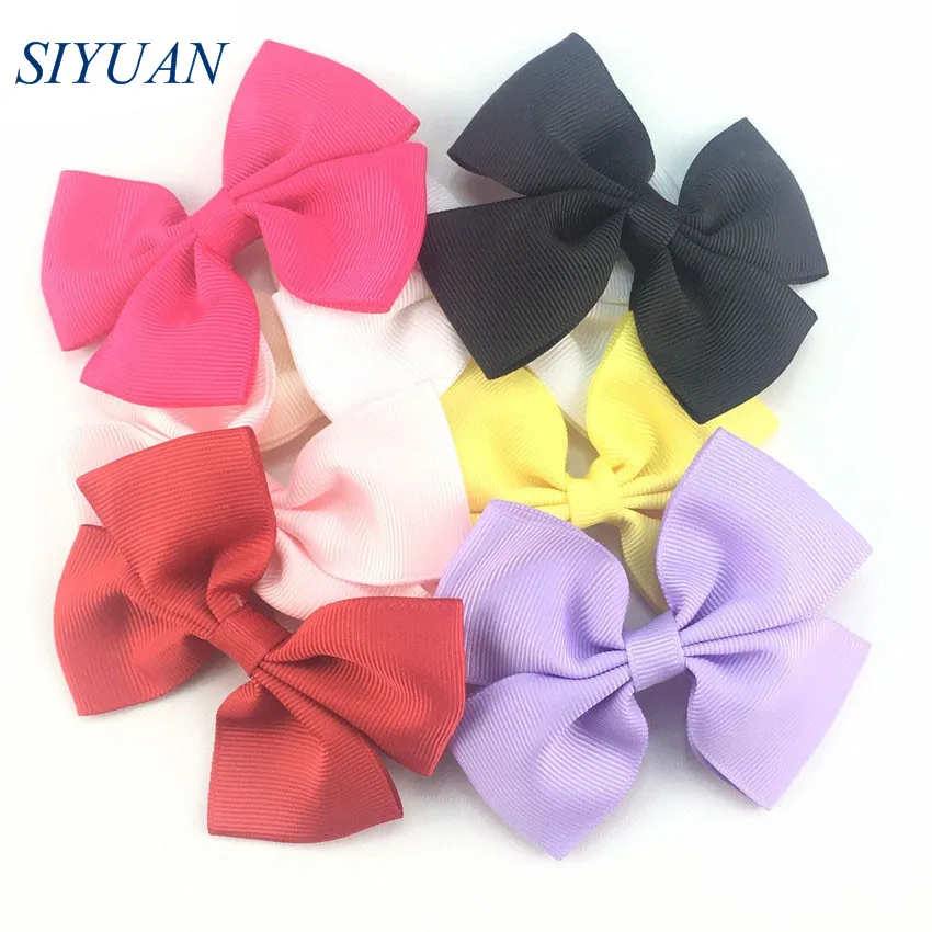 10pcs/lot 3.6 inch Boutique Handmade Colorful Solid Ribbon Grosgrain Hair Bow With Clips Mom & Kids Stuff HDJ20
10pcs/lot 3.6 inch Boutique Handmade Colorful Solid Ribbon Grosgrain Hair Bow With Clips Mom & Kids Stuff HDJ20