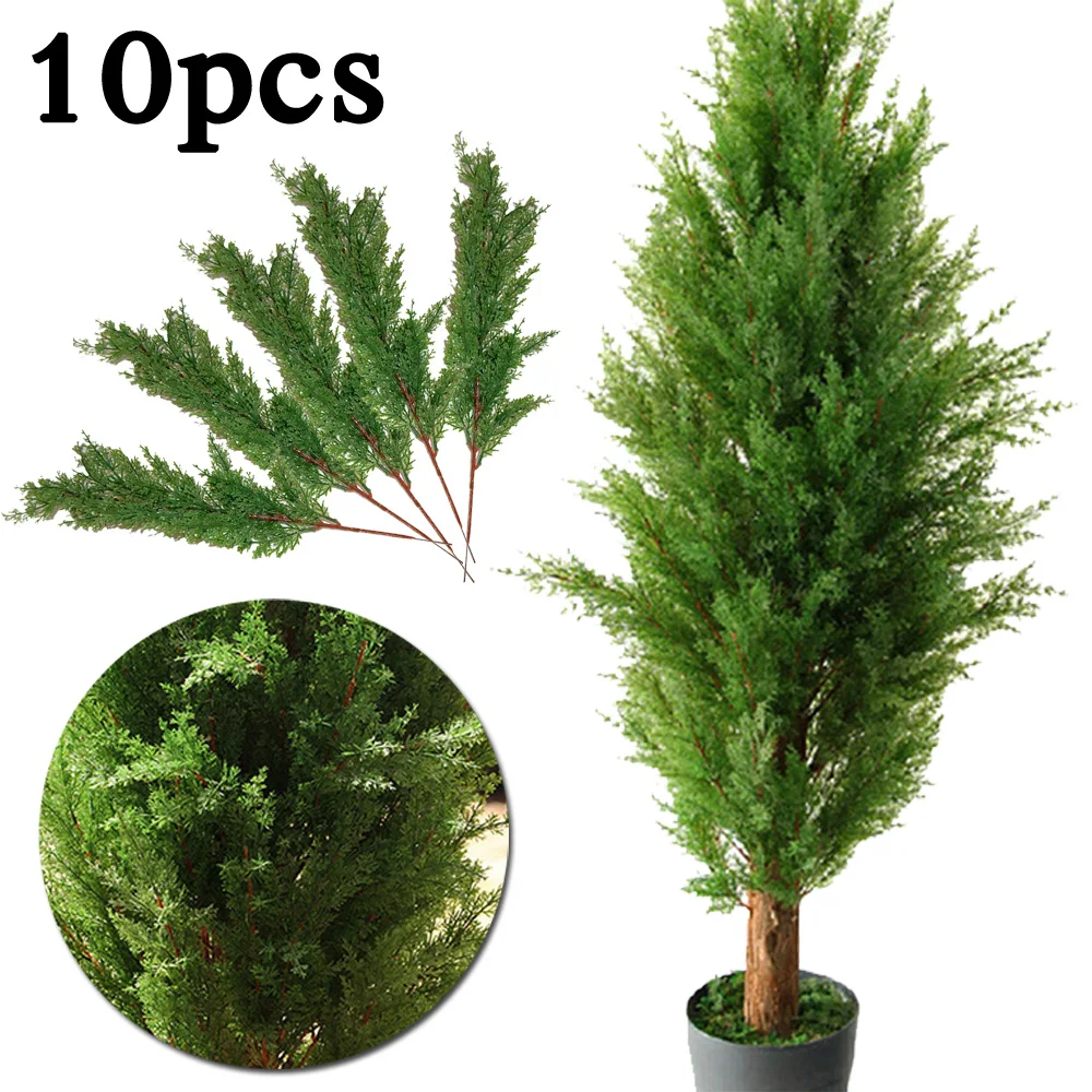 42cm Branch Artificial Leaves Home Office Balcony Garden Room Decor Pine Cypress Leaf Plants 10pcs Accessories
42cm Branch Artificial Leaves Home Office Balcony Garden Room Decor Pine Cypress Leaf Plants 10pcs Accessories