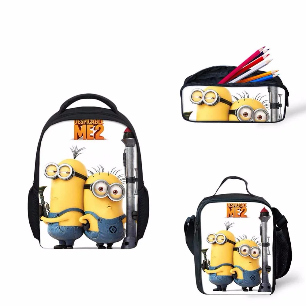 Minion Rush Cartoon Printed Pencil Case Backpack School Bag Lun box Surprise For Kid Children Despicable ME2
Minion Rush Cartoon Printed Pencil Case Backpack School Bag Lun box Surprise For Kid Children Despicable ME2