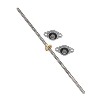 3D Printer 350mm Length 8mm Dia Silver Vertical 2mm Lead Screw Rod & Pillow Block Mounted Bearing Each Set in 3PCS
3D Printer 350mm Length 8mm Dia Silver Vertical 2mm Lead Screw Rod & Pillow Block Mounted Bearing Each Set in 3PCS
