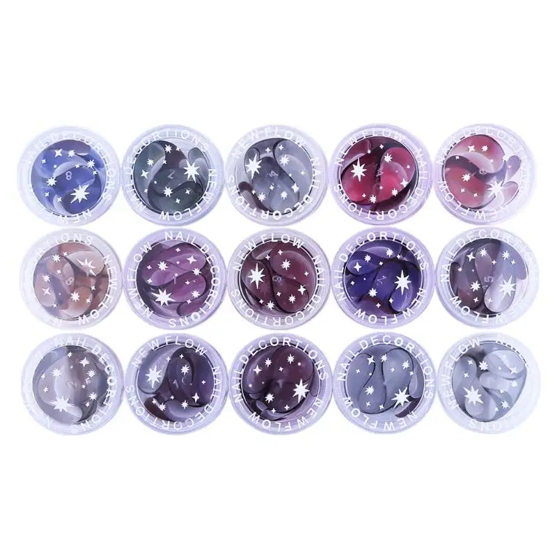 15 Bottles/Lot Nail Art Transfer Stickers Starry Sky Nail Polish Multicolor DIY Nail Decor Manicure Nail Art Transfer Stickers
15 Bottles/Lot Nail Art Transfer Stickers Starry Sky Nail Polish Multicolor DIY Nail Decor Manicure Nail Art Transfer Stickers