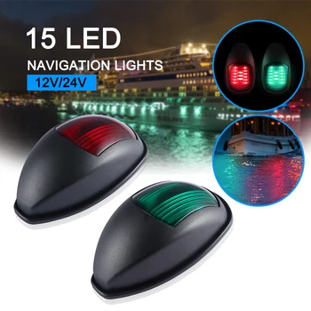 Boat Lamps Universal LED Light Red Green Bright Bracket Touring Car IP66 Waterproof Lightweight Devices Boat Deck Lamps 2Pcs
Boat Lamps Universal LED Light Red Green Bright Bracket Touring Car IP66 Waterproof Lightweight Devices Boat Deck Lamps 2Pcs