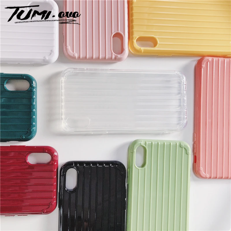 Macaron Candy Color Luggage Slip Soft Silicon Case For iPhone X For iPhone 6 6s 7 8 Plus Xr Xs Max Back Phone Cover Protect tpu
Macaron Candy Color Luggage Slip Soft Silicon Case For iPhone X For iPhone 6 6s 7 8 Plus Xr Xs Max Back Phone Cover Protect tpu