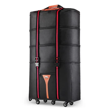 32/ 36 inch Large capacity Oxford cloth rolling luggage bag abroad to study and move to move folding trolley suitcase travel bag
32/ 36 inch Large capacity Oxford cloth rolling luggage bag abroad to study and move to move folding trolley suitcase travel bag