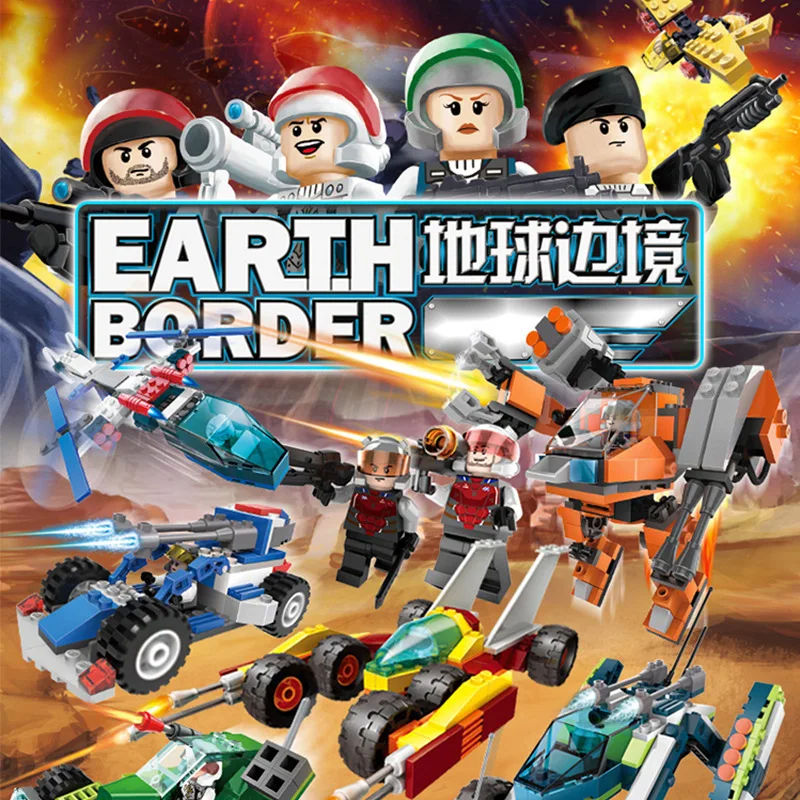 GUDI Earth Border Educational Building Blocks Toys For Children Gifts Weapon Robot Star War Hero Car Compatible Blocks Brick Toy
GUDI Earth Border Educational Building Blocks Toys For Children Gifts Weapon Robot Star War Hero Car Compatible Blocks Brick Toy
