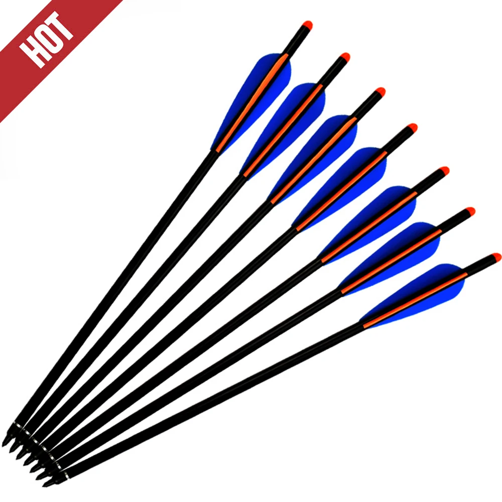 6 Pcs 16/18/20" Archery Fiberglass Arrows Shaft For Hunting Crossbow Bolts Archery Arrow Outdoor Shooting Free Shipping
6 Pcs 16/18/20" Archery Fiberglass Arrows Shaft For Hunting Crossbow Bolts Archery Arrow Outdoor Shooting Free Shipping