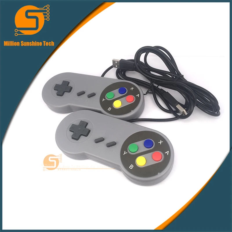 2PCS Raspberry Pi Gamepad No Driver USB Game Controller Handle for NESPi Case / Raspberry Pi 3 Model B+ Plus / WINDOWS / MAC
2PCS Raspberry Pi Gamepad No Driver USB Game Controller Handle for NESPi Case / Raspberry Pi 3 Model B+ Plus / WINDOWS / MAC