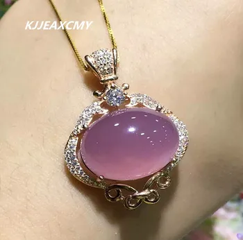 KJJEAXCMY boutique jewelry, Natural Pink Chalcedony pendant inlaid silver female S925 wholesale order
KJJEAXCMY boutique jewelry, Natural Pink Chalcedony pendant inlaid silver female S925 wholesale order