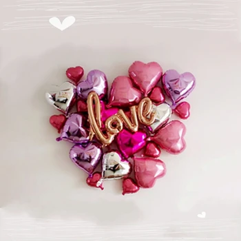 Love Balloons Kit Wedding Favors Engagement Bachelorette Bridal Shower Decor Heart Shape Rose Gold Pink Purple Ballon Backdrop
Love Balloons Kit Wedding Favors Engagement Bachelorette Bridal Shower Decor Heart Shape Rose Gold Pink Purple Ballon Backdrop