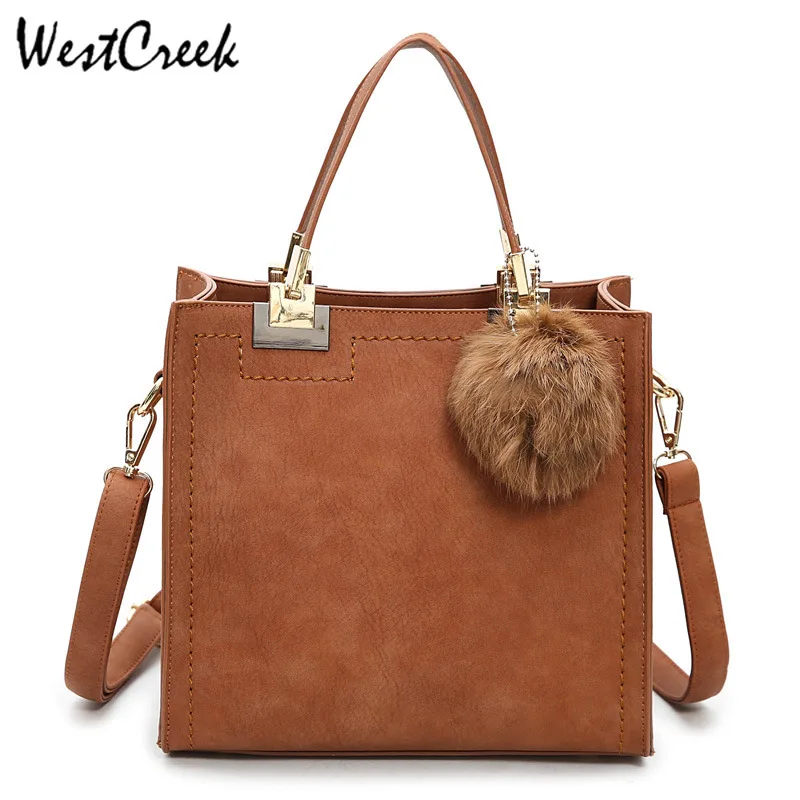 WESTCREEK Brand Fashion PU Leather Shoulder Bag Hair Ball Handbags Women Bags Designer High Quality Luxury Vintage Female Bag
WESTCREEK Brand Fashion PU Leather Shoulder Bag Hair Ball Handbags Women Bags Designer High Quality Luxury Vintage Female Bag
