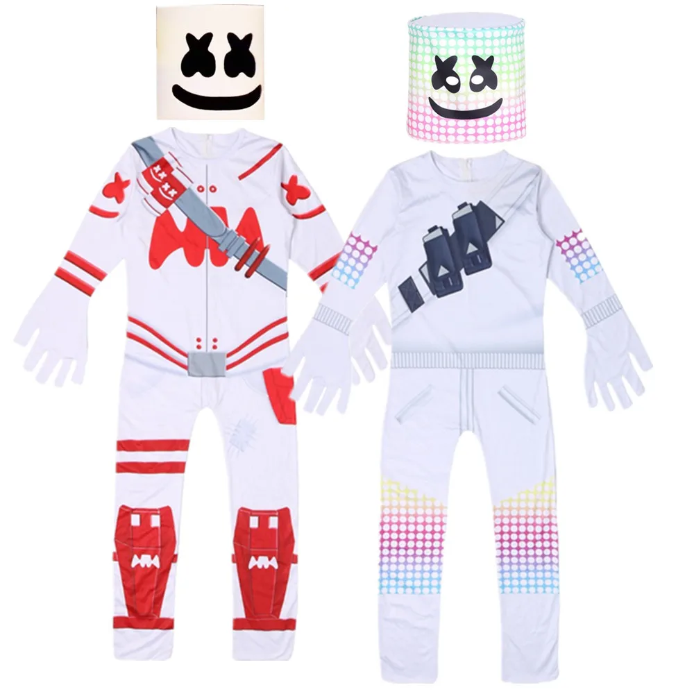 Fashion New Cool DJ picture Kids Clothes Boys/Girls Halloween Christmas Party Cosplay Costume DJ Marshmello Kids Jumpsuit sets
Fashion New Cool DJ picture Kids Clothes Boys/Girls Halloween Christmas Party Cosplay Costume DJ Marshmello Kids Jumpsuit sets