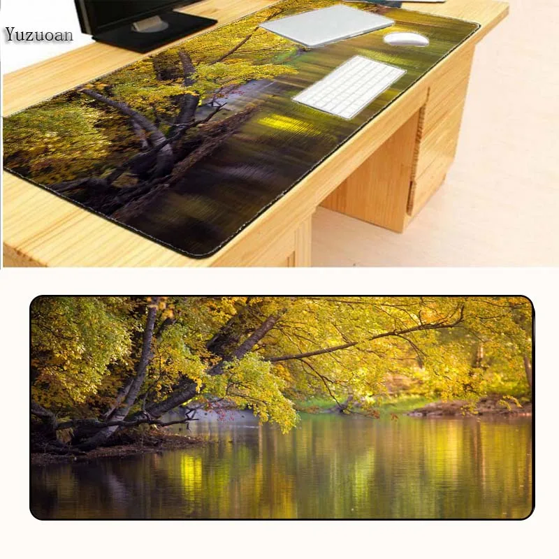 Yuzuoan Yellow Leaves Reflection 900x400x3mm Large Overlock Custom Printing Mouse Pad Natural Rubber Drop Shipping Mousepad
Yuzuoan Yellow Leaves Reflection 900x400x3mm Large Overlock Custom Printing Mouse Pad Natural Rubber Drop Shipping Mousepad
