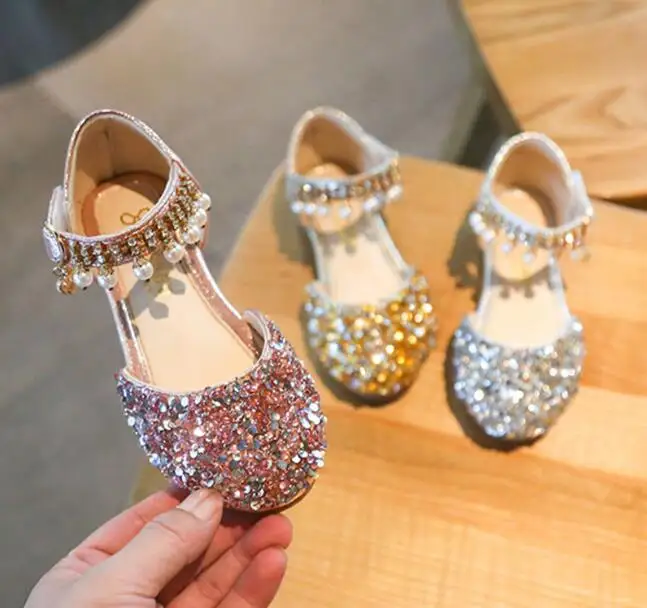 Summer Girls Shoes Bead Sequin Flats Fling Princess Shoes Baby Dance Shoes Kids Sandals Children Wedding Shoes Gold
Summer Girls Shoes Bead Sequin Flats Fling Princess Shoes Baby Dance Shoes Kids Sandals Children Wedding Shoes Gold