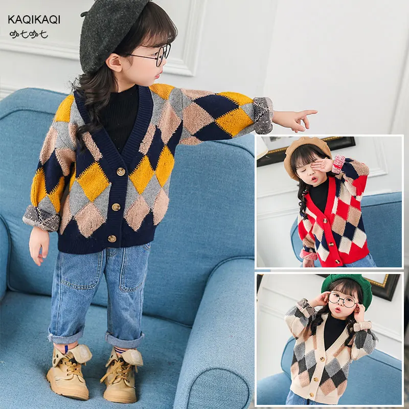Preppy Style Children's Cardigan Sweater Girls Knitted Sweater Autumn Winter Coat Kids Casual Clothes Long Sleeve Baby Kniwear
Preppy Style Children's Cardigan Sweater Girls Knitted Sweater Autumn Winter Coat Kids Casual Clothes Long Sleeve Baby Kniwear