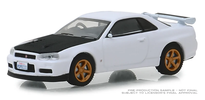 GL 1:64 2001 Nissan Skyline GT-R (BNR34) alloy model Car Diecast Metal Toys Birthday Gift For Kids Boy
GL 1:64 2001 Nissan Skyline GT-R (BNR34) alloy model Car Diecast Metal Toys Birthday Gift For Kids Boy