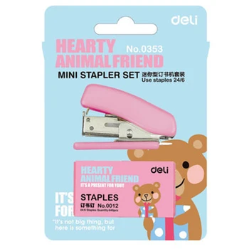 DL Good stapler suit 0353 cute cartoon mini pocket stapler children's gifts student supplies student stationery school supplies
DL Good stapler suit 0353 cute cartoon mini pocket stapler children's gifts student supplies student stationery school supplies