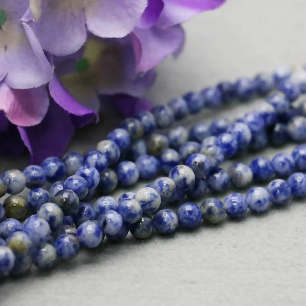 6mm Natural Blue Spots Beads Stone Loose Accessories for Bracelet Necklace Women Girls Ladies Hand Chain Retro Style Jewelry
6mm Natural Blue Spots Beads Stone Loose Accessories for Bracelet Necklace Women Girls Ladies Hand Chain Retro Style Jewelry