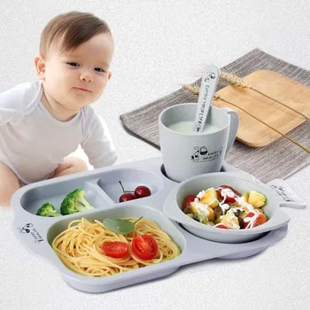 5Pcs Child Tableware Wheat Straw Sange Snack Tray with Spoon Fork Cup Skid Platter Tableware Baby Eating Supplies Beautiful Tray
5Pcs Child Tableware Wheat Straw Sange Snack Tray with Spoon Fork Cup Skid Platter Tableware Baby Eating Supplies Beautiful Tray