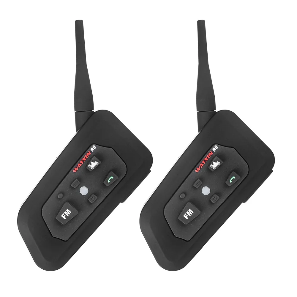 Motorcycle intercom R8 WAYXIN Intercom Built In Radio Moto Helmet Bluetooth Intercom 1200M Motorcycle Headset Interphone 2pcs
Motorcycle intercom R8 WAYXIN Intercom Built In Radio Moto Helmet Bluetooth Intercom 1200M Motorcycle Headset Interphone 2pcs