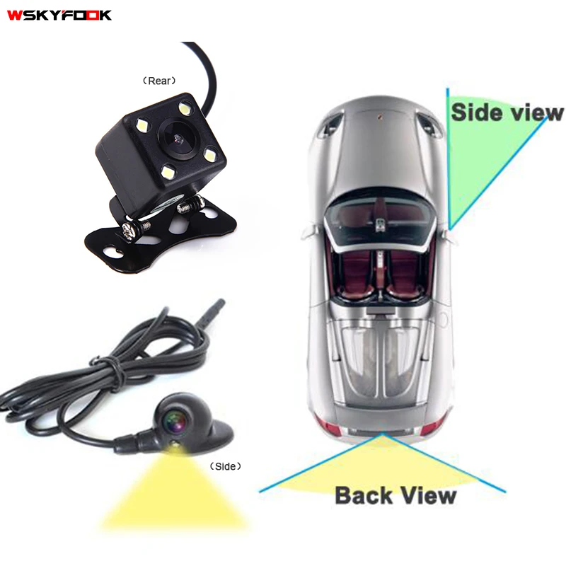 Dual view car camera for Right left blind spot system Car rear view camera Parking System Switch Control for DVD
Dual view car camera for Right left blind spot system Car rear view camera Parking System Switch Control for DVD