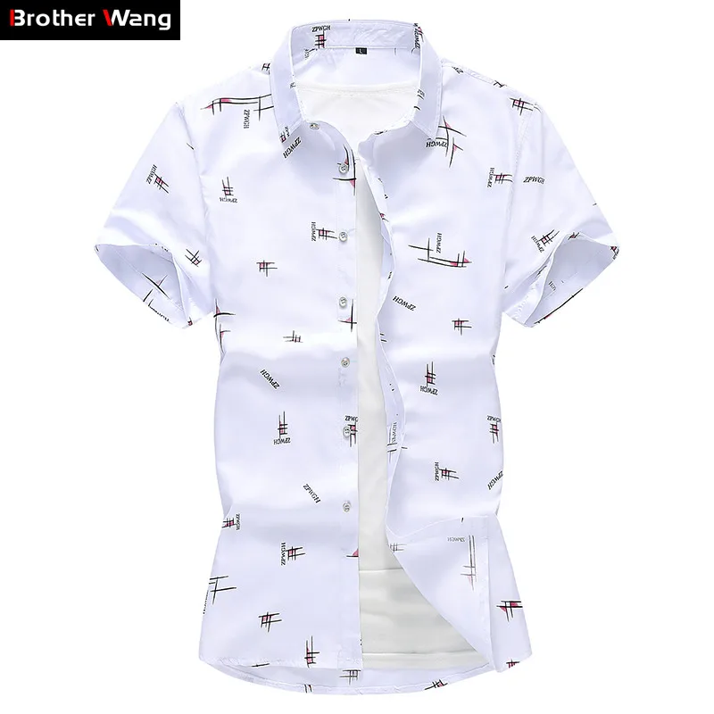 2019 New Summer Men's Casual Shirt Fashion Loose Printed Short Shirt Brand Clothes Plus Size Shirt 5XL 6XL 7XL
2019 New Summer Men's Casual Shirt Fashion Loose Printed Short Shirt Brand Clothes Plus Size Shirt 5XL 6XL 7XL
