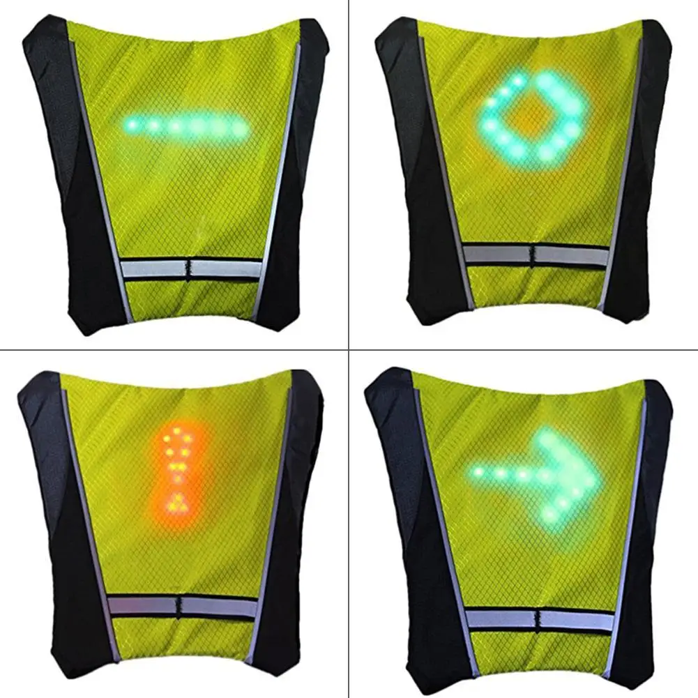 Bike Shirt Sleeveless Signal Warning Light Reflective Safety Vest giubbotto catarifrangente Wireless Remote Control ciclismo
Bike Shirt Sleeveless Signal Warning Light Reflective Safety Vest giubbotto catarifrangente Wireless Remote Control ciclismo