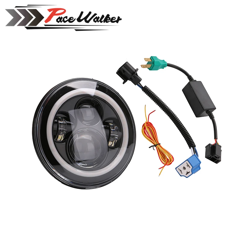 7" LED Motorcycle headlight H4 Headlamp With Angel Eye Wrangler For Sportsters XL XG XR VRSCD Dyna
7" LED Motorcycle headlight H4 Headlamp With Angel Eye Wrangler For Sportsters XL XG XR VRSCD Dyna