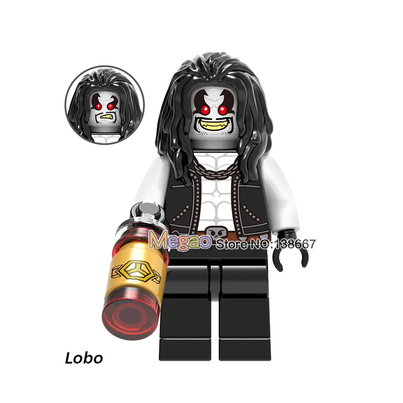 Building Blocks Single sale Super heroes Lobo XH755 Lex Luthor Cyborg Reverse-Flash The Flash Firstorm Batman Children Gifts
Building Blocks Single sale Super heroes Lobo XH755 Lex Luthor Cyborg Reverse-Flash The Flash Firstorm Batman Children Gifts