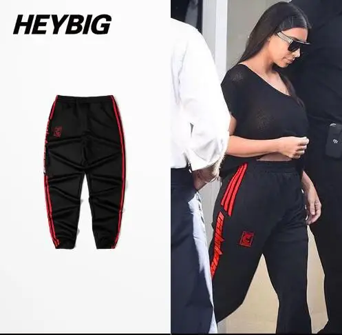 Calabasas синие Черные Красные Зеленые 5 цветов морские спортивные штаны kanye west HIGH
