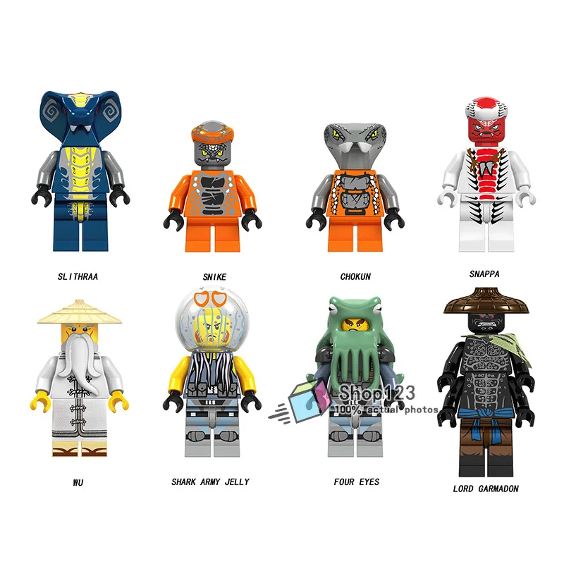 Single Sale Ninjagoed Action Figures Chokun Snappa Garmadon Weapon Shark Skeleton Army Building Blocks Children Toys
Single Sale Ninjagoed Action Figures Chokun Snappa Garmadon Weapon Shark Skeleton Army Building Blocks Children Toys