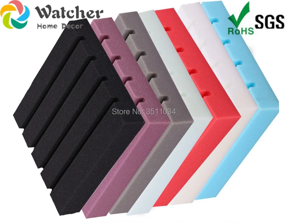 Brand New 30x30cm Soundproofing Foam Acoustic Foam Studio Sound Treatment Absorption Proofing Wedge Tiles Polyurethane foam
Brand New 30x30cm Soundproofing Foam Acoustic Foam Studio Sound Treatment Absorption Proofing Wedge Tiles Polyurethane foam