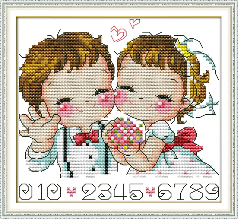 We are so happy, counted printed on fabric DMC 14CT 11CT Cross Stitch kits,embroidery needlework Sets Home Decor
We are so happy, counted printed on fabric DMC 14CT 11CT Cross Stitch kits,embroidery needlework Sets Home Decor