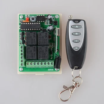 RF Transmitter Receiver Wireless Lighting Remote Control Switch Syatem 315mhz 433mhz For DC 12V 10A 4CH Home Garage
RF Transmitter Receiver Wireless Lighting Remote Control Switch Syatem 315mhz 433mhz For DC 12V 10A 4CH Home Garage