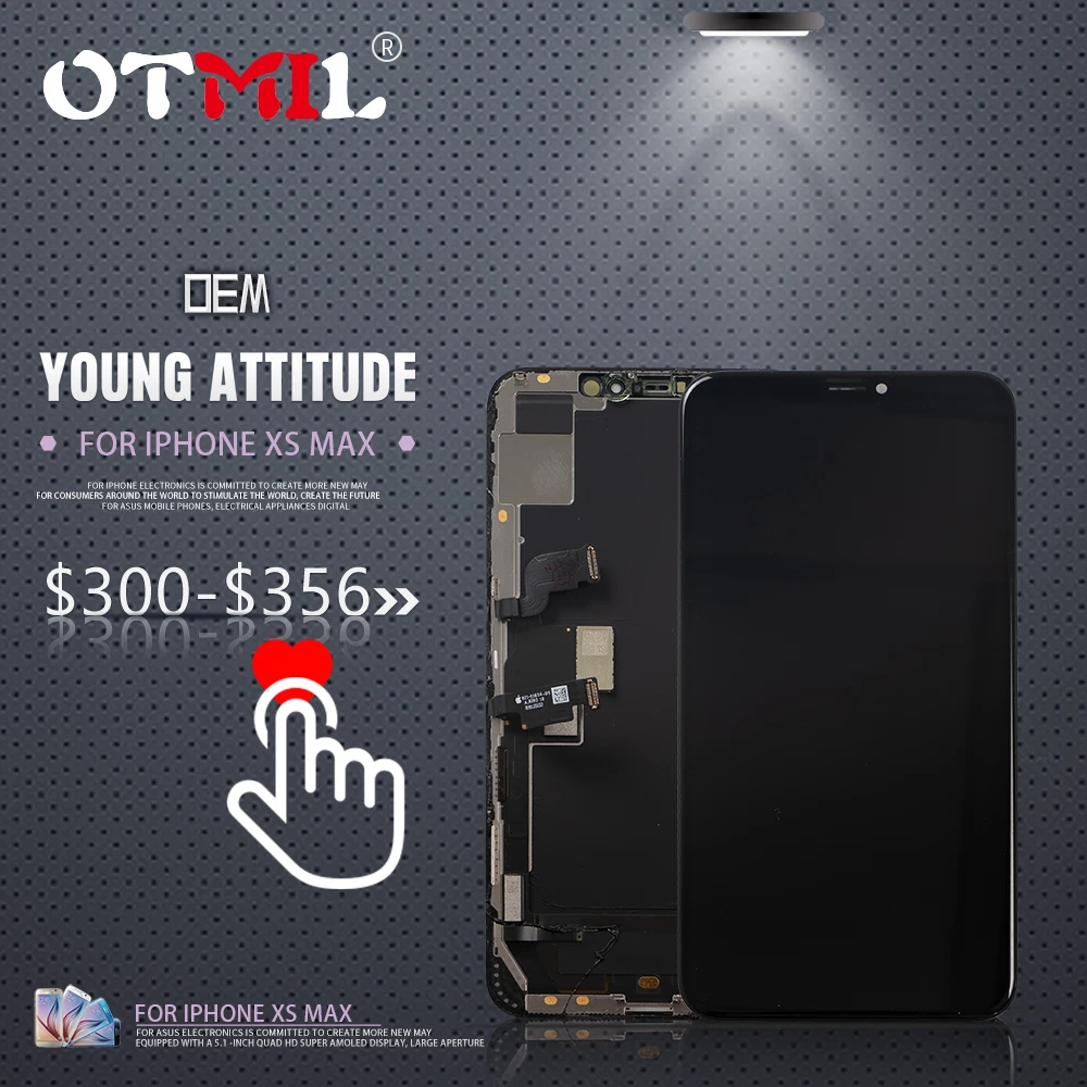 No Dead Pixel OEM For iPhone XS Max LCD Touch Screen Digitizer Replacement A2101 A1921 A2104 For iPhone XS Max Display
No Dead Pixel OEM For iPhone XS Max LCD Touch Screen Digitizer Replacement A2101 A1921 A2104 For iPhone XS Max Display