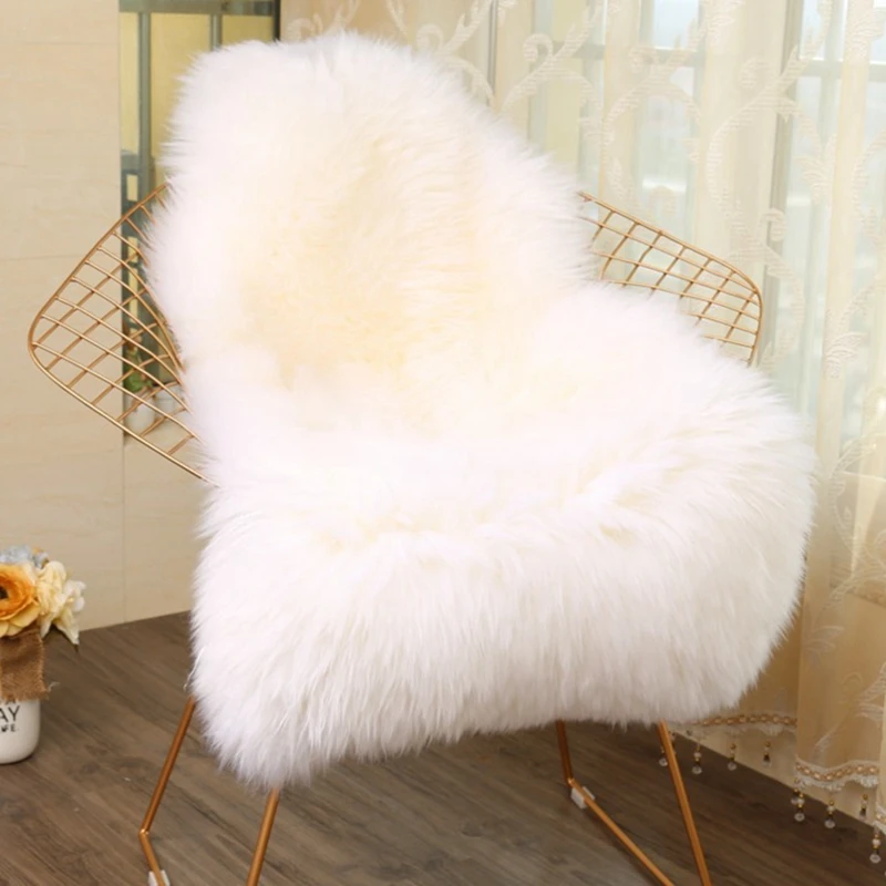 White Fur Rug Artificial Sheepskin Hairy Carpet for Living Room Bedroom Rugs Skin Long Fluffy Soft Chair Cover Warm Area Rugs
White Fur Rug Artificial Sheepskin Hairy Carpet for Living Room Bedroom Rugs Skin Long Fluffy Soft Chair Cover Warm Area Rugs