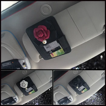 Camellia Flower Leather Car Sun Visor Clip for Sun Glasses Sunglasses Credit Card Pen Holder Storage Bag Fastener Clip Women
Camellia Flower Leather Car Sun Visor Clip for Sun Glasses Sunglasses Credit Card Pen Holder Storage Bag Fastener Clip Women