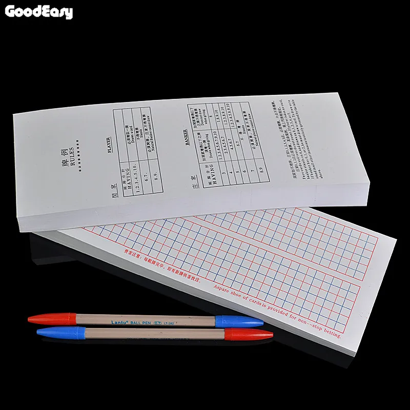 RULES For Baccarat Casino Accessories Includes 2 Ball Point Pen and One RULES (100pages)Free shipping
RULES For Baccarat Casino Accessories Includes 2 Ball Point Pen and One RULES (100pages)Free shipping