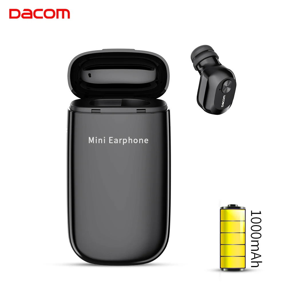 DACOM K6E Bluetooth Earphone with 1000mAh Charging Box In-Ear Wireless Earphone with Mic Mini Earbud Earpiece for iPhone Huawei
DACOM K6E Bluetooth Earphone with 1000mAh Charging Box In-Ear Wireless Earphone with Mic Mini Earbud Earpiece for iPhone Huawei