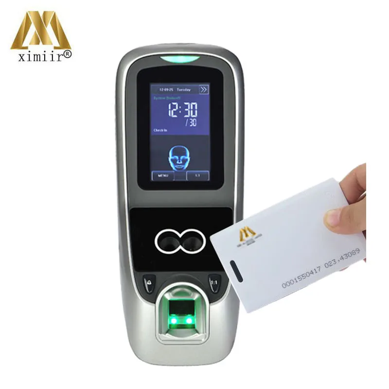 Iface7 facial recognition time attendance and access control with fingerprint reader 125KHZ RFID reader TCP/IP face time clock
Iface7 facial recognition time attendance and access control with fingerprint reader 125KHZ RFID reader TCP/IP face time clock
