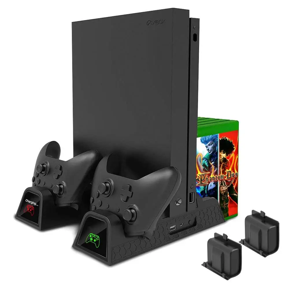 DOBE Xbox Vertical Cooling Stand Heat Sink Charging Controller Charging Dock Station for Xbox One X / Xbox one S Slim Accessorie
DOBE Xbox Vertical Cooling Stand Heat Sink Charging Controller Charging Dock Station for Xbox One X / Xbox one S Slim Accessorie