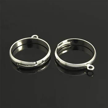 100pcs 16mm Inner Diameter Brass Loop Adjustable Finger Ring Bases Rings Settings DIY Jewelry Findings Accessories with 2mm Loop
100pcs 16mm Inner Diameter Brass Loop Adjustable Finger Ring Bases Rings Settings DIY Jewelry Findings Accessories with 2mm Loop