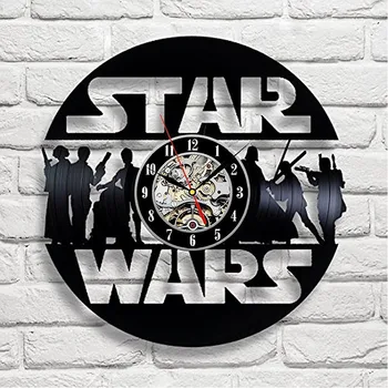 Star Wars Art Vinyl Wall Clock Gift Room Modern Home Record Vintage Decoration LED with 7colors
Star Wars Art Vinyl Wall Clock Gift Room Modern Home Record Vintage Decoration LED with 7colors