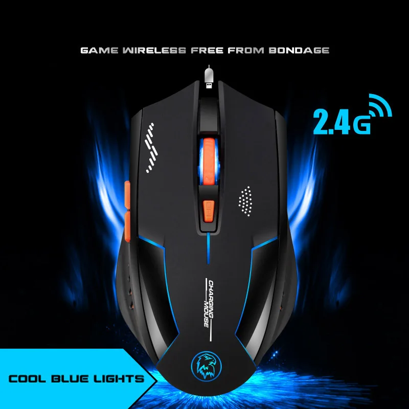Computer Mouse Wireless 2.4G Optical Engine Mouse Rechargeable Slient Buttons Built-in Lithium Battery 2400DPI Gaming Mice
Computer Mouse Wireless 2.4G Optical Engine Mouse Rechargeable Slient Buttons Built-in Lithium Battery 2400DPI Gaming Mice