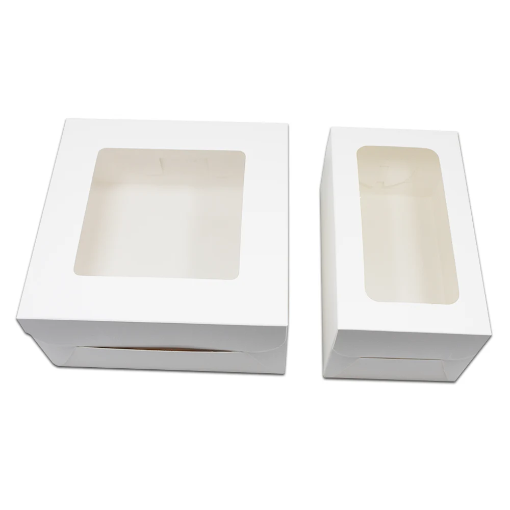 100Pcs Square Brown White Kraft Paper Packing Box with Clear Window Cake Cookies Packaging Box for Wedding Party Supplies Pack
100Pcs Square Brown White Kraft Paper Packing Box with Clear Window Cake Cookies Packaging Box for Wedding Party Supplies Pack