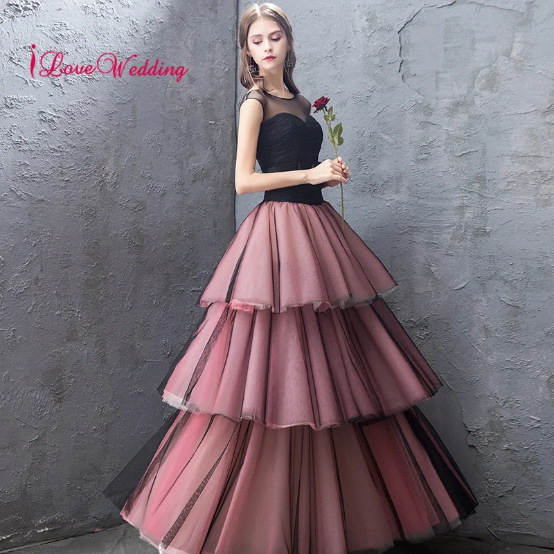 iLoveWedding 2019 New Fashion O Neck A Line Layered Skirt Custom made Contrast Color Formal Dresses Evening Gown
iLoveWedding 2019 New Fashion O Neck A Line Layered Skirt Custom made Contrast Color Formal Dresses Evening Gown